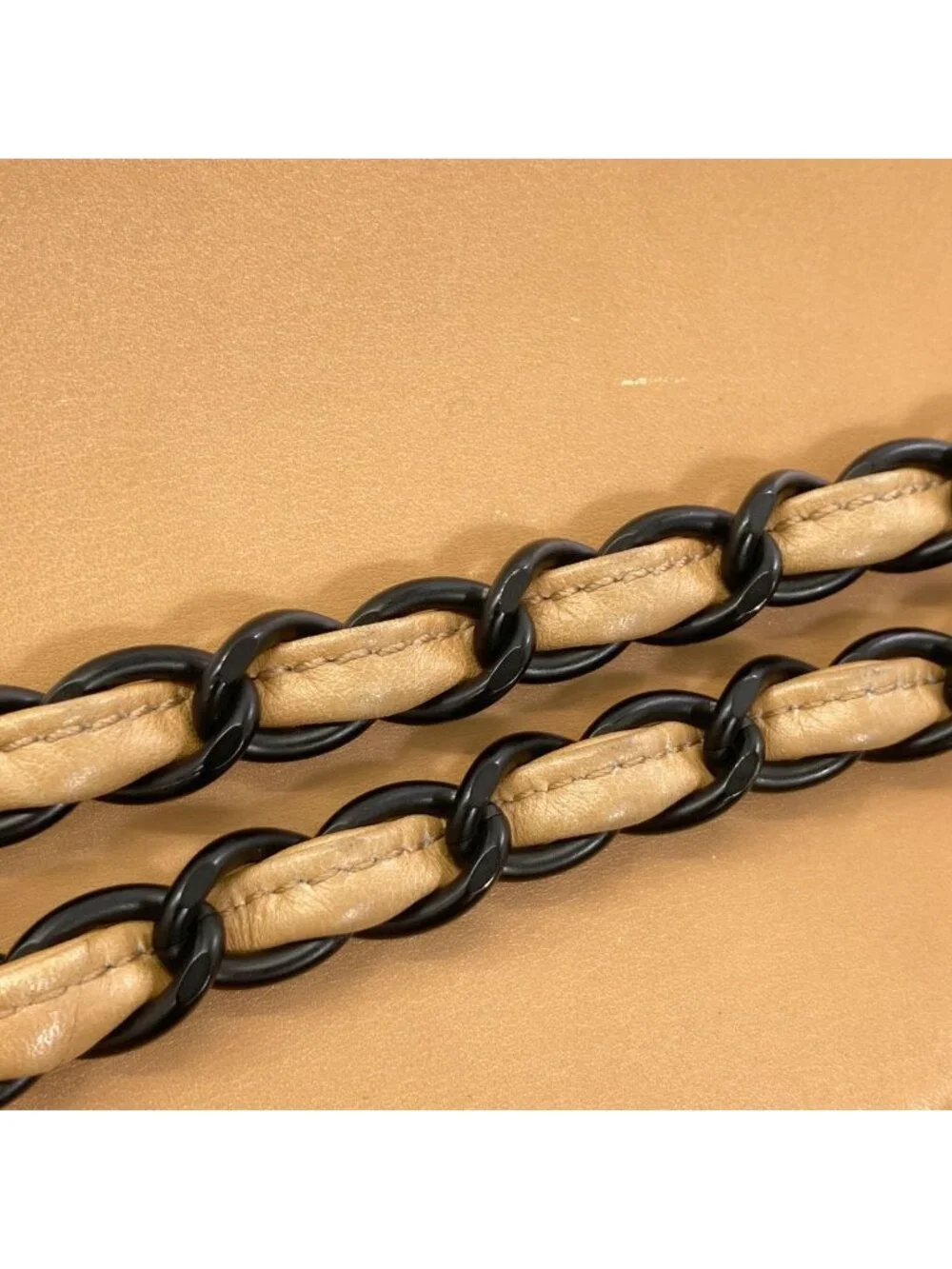 Chanel Chain Tote Bag Calfskin